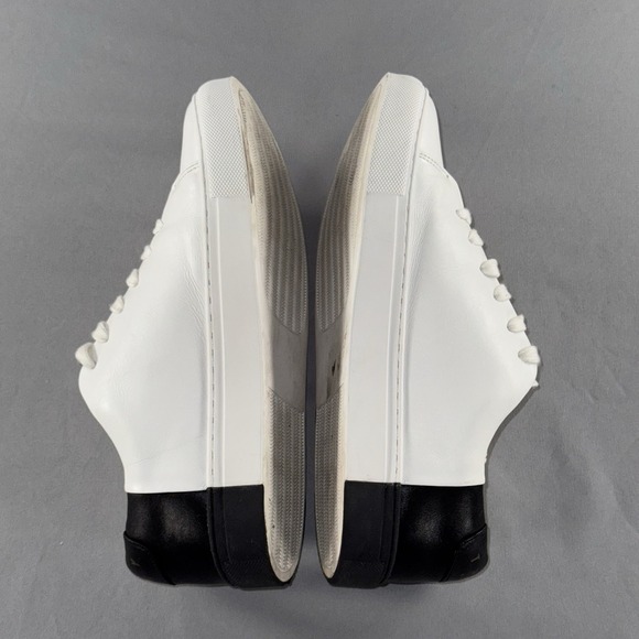 THEY New York White And Black Leather Sneakers Size 37 Handmade - Picture 3 of 9